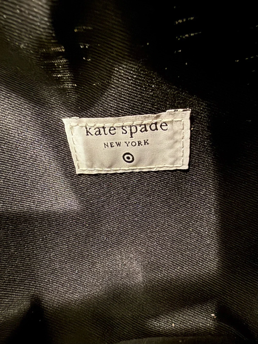 Kate Spade x Target Black & White Polka Dot Wicker Woven Circle Bag - Picture 4 of 4